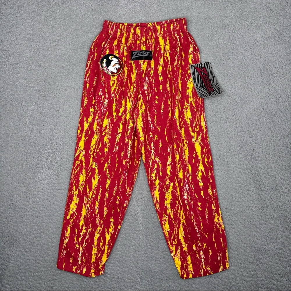 Zubaz Pants Youth Med (5-6) Florida State Seminoles NWT Pockets FSU Vintage